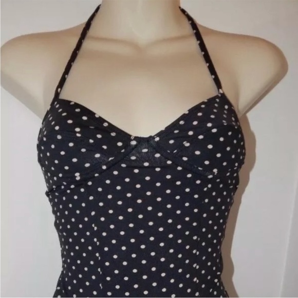 New Anthropologie polka dot bathing suit size small /6 - Picture 3 of 7